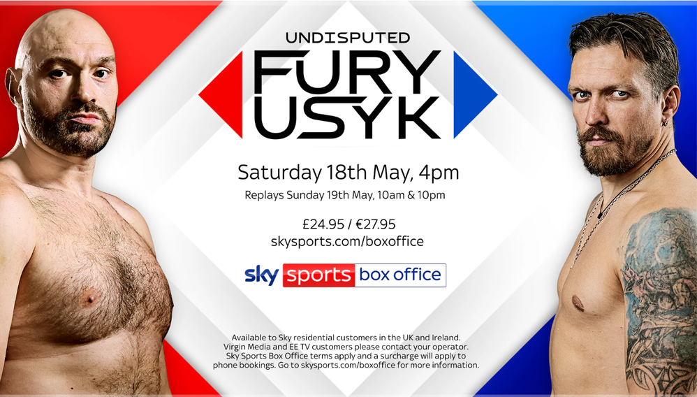 Fury v Usyk - Sky Sports Box Office