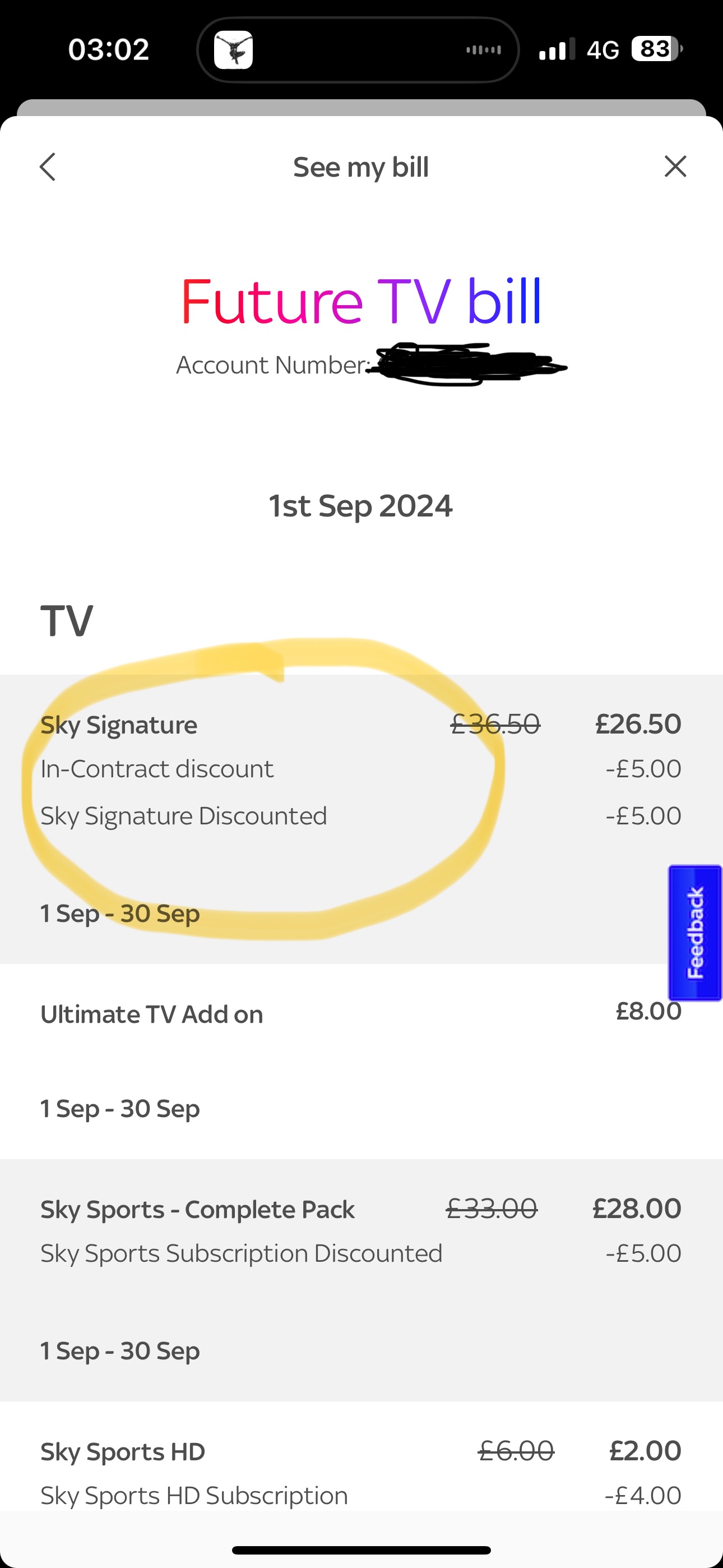 Answered: Future bills | Sky Community
