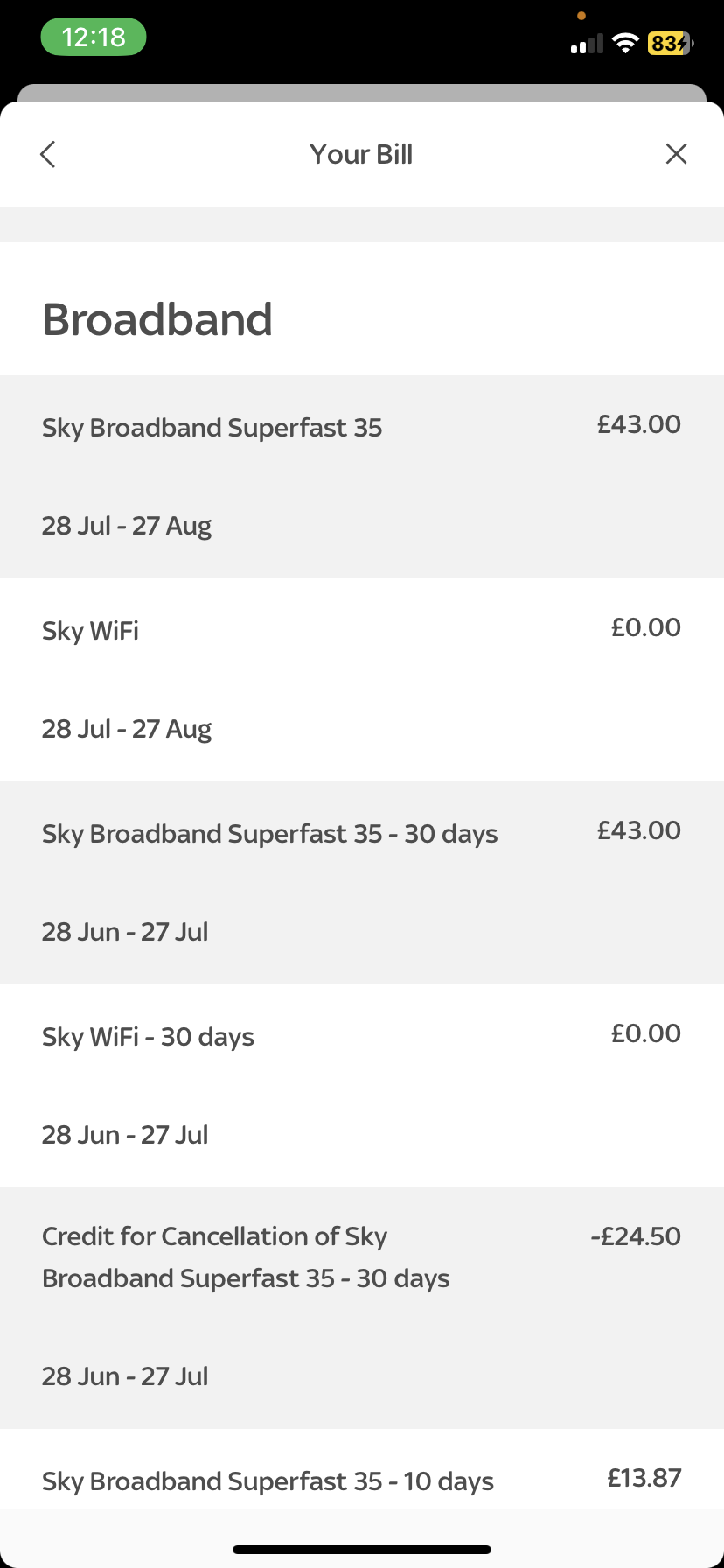 Billing | Sky Community