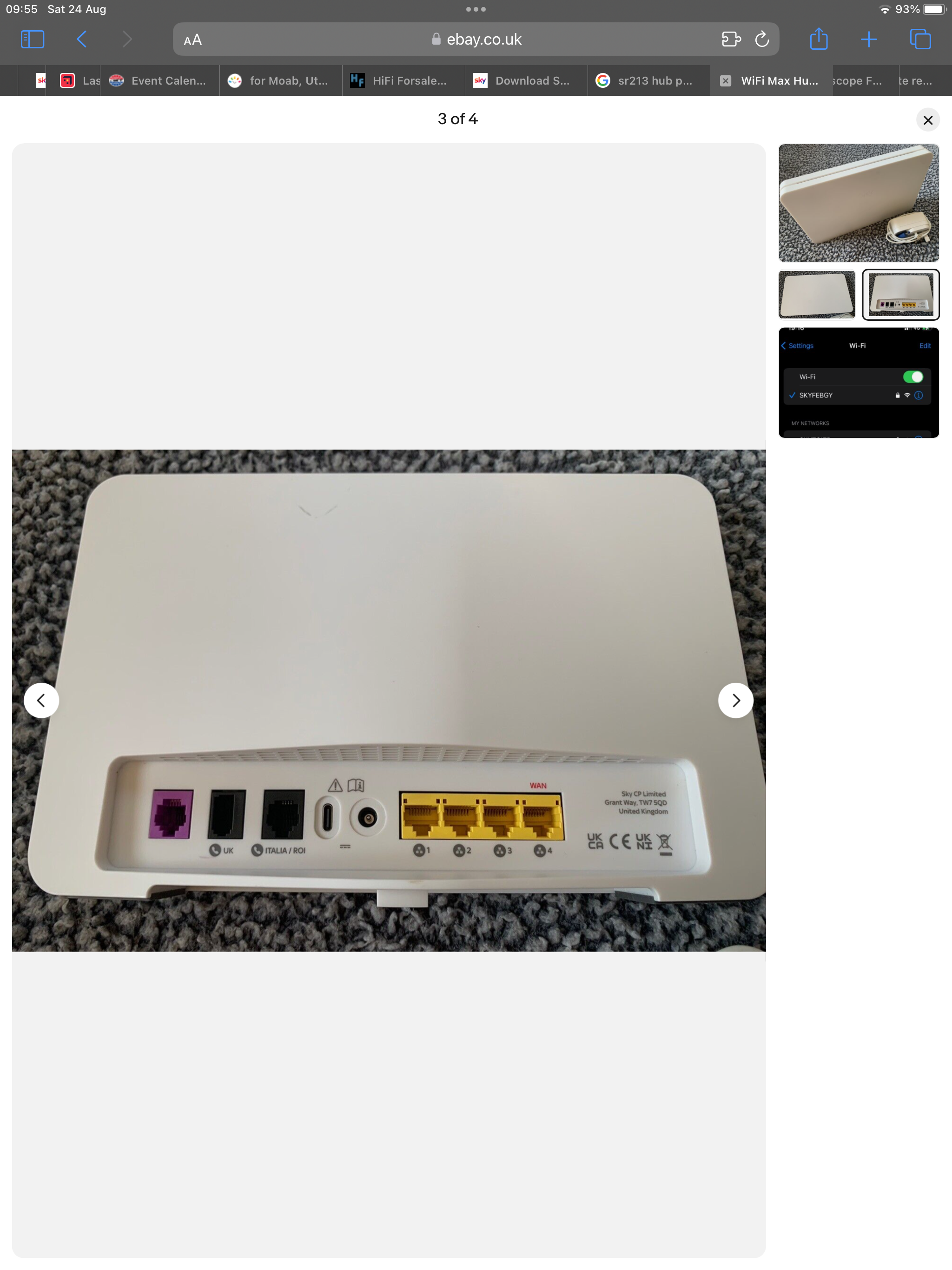 Answered: WiFi Max Router Power Input Voltage | Sky Community
