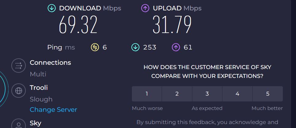 Answered: WiFi speed has dropped following local outage | Sky Community