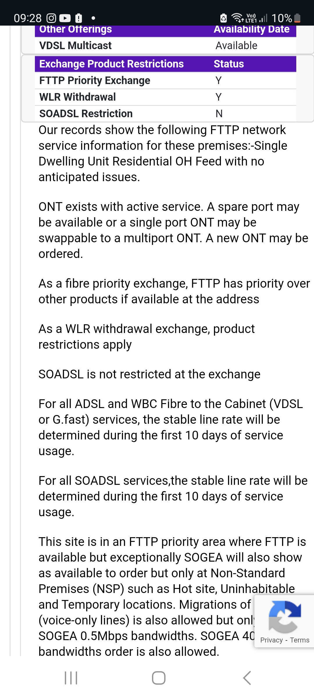 No ONT at new house | Sky Community