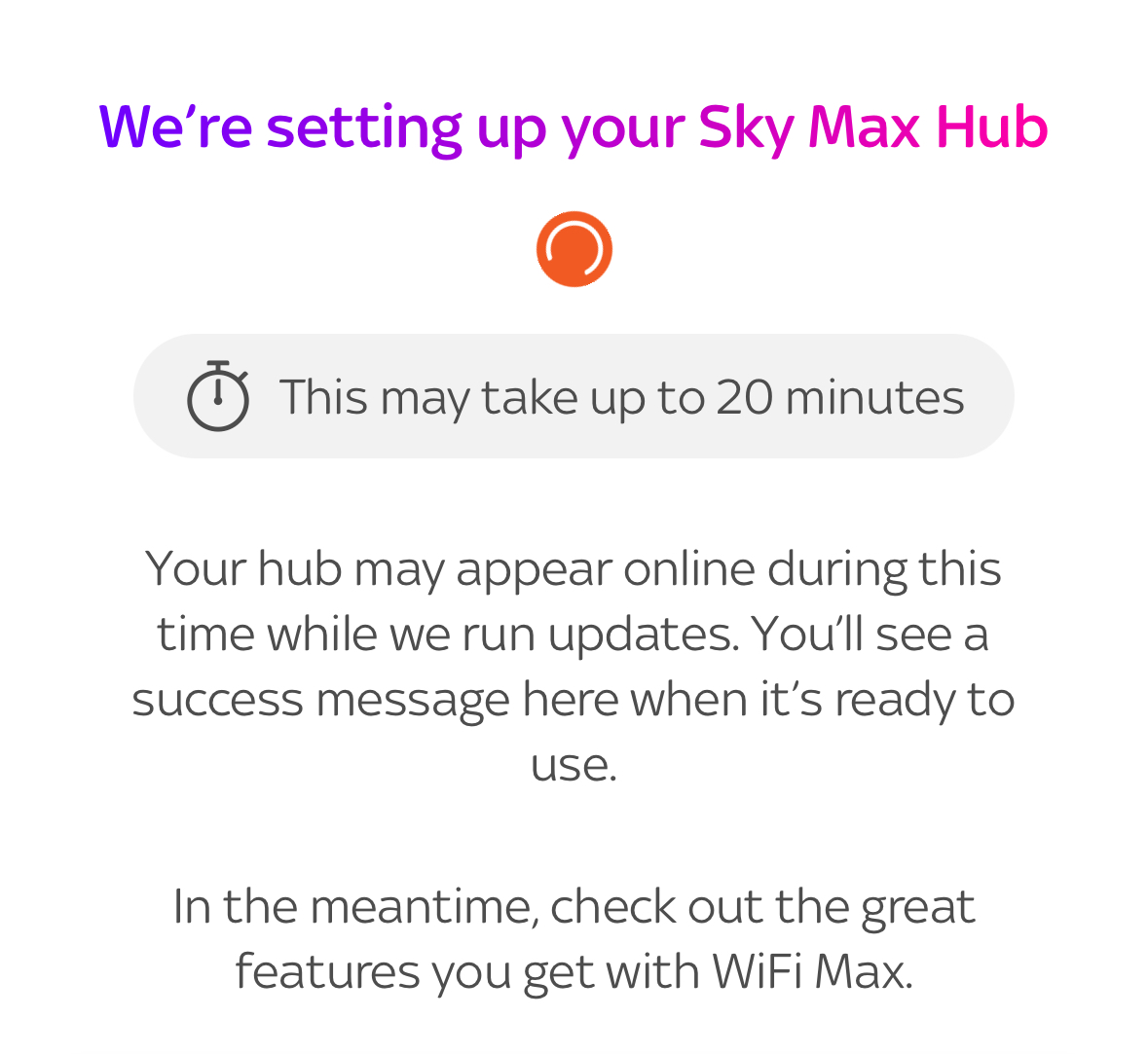 Answered: Sky Max Hub not showing in MySky App - Page 2 | Sky Community