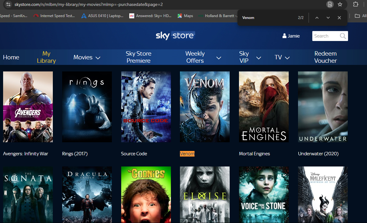 My Library Purchased Sort by A-Z Problem | Sky Community