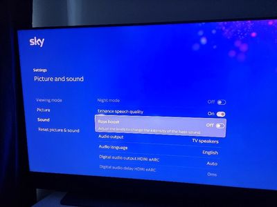 All Sound options
