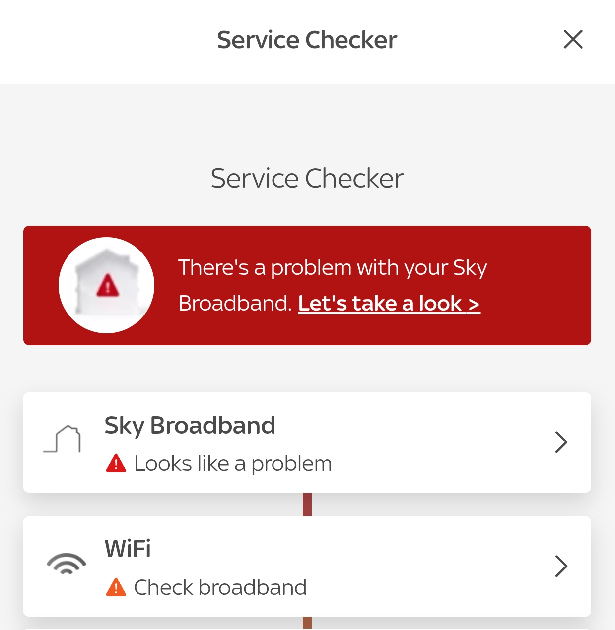 Is Sky Internet Down Forest Hill Area | Sky Community