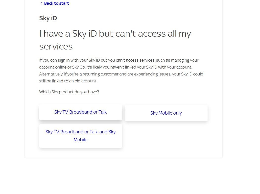 Broadband contract not showing up on account | Sky Community