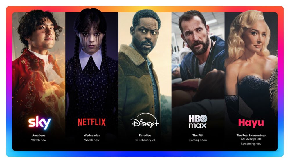 Picture of content from Sky, Netflix, Disney+, HBO Max and Hayu