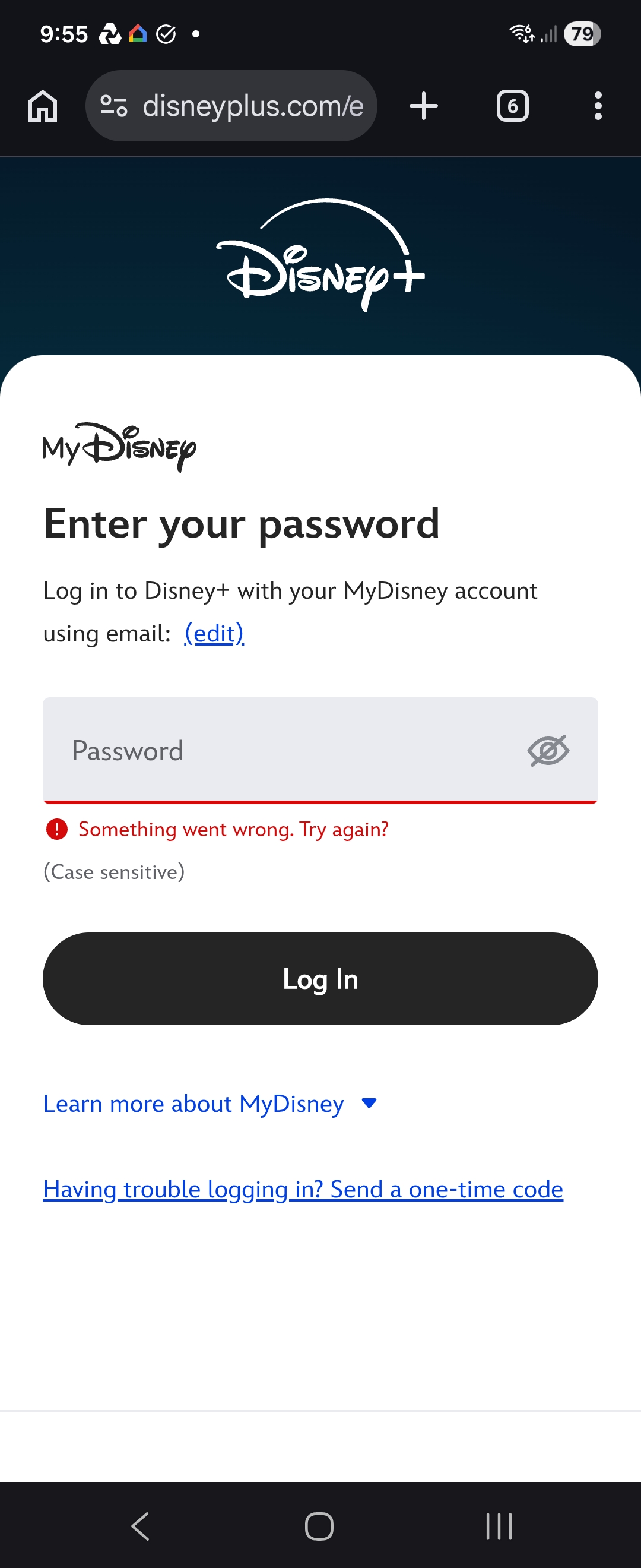 Answered: Disney+ showing a blue screen | Sky Community