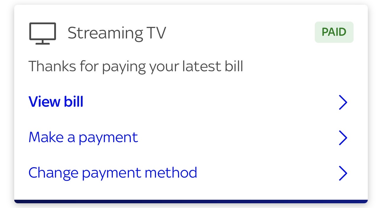 Paid my sky bill and I just got a text saying they... | Sky Community