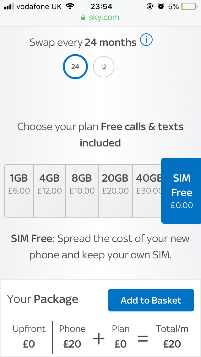 Answered Sky mobile unlocked to any sim? Sky Community