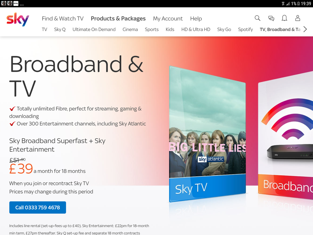existing customers not eligible Sky Community