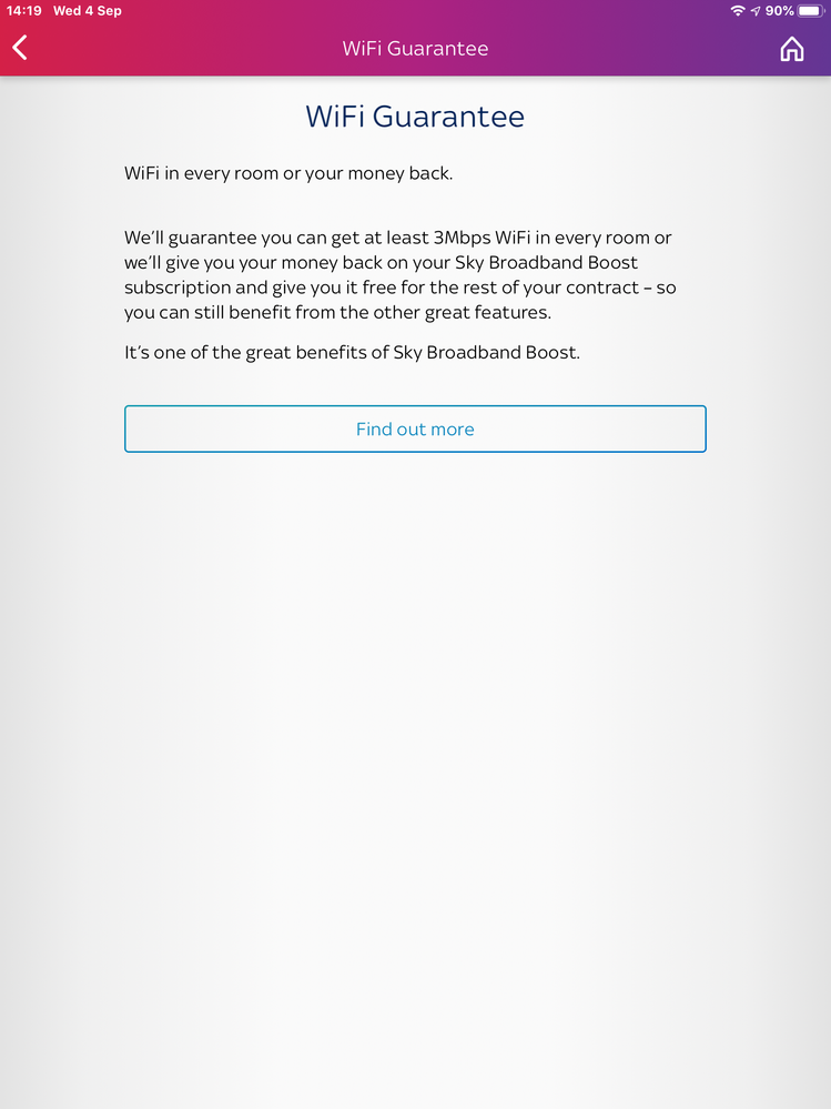 Answered Sky wifi guarantee only 3Mbps Sky Community