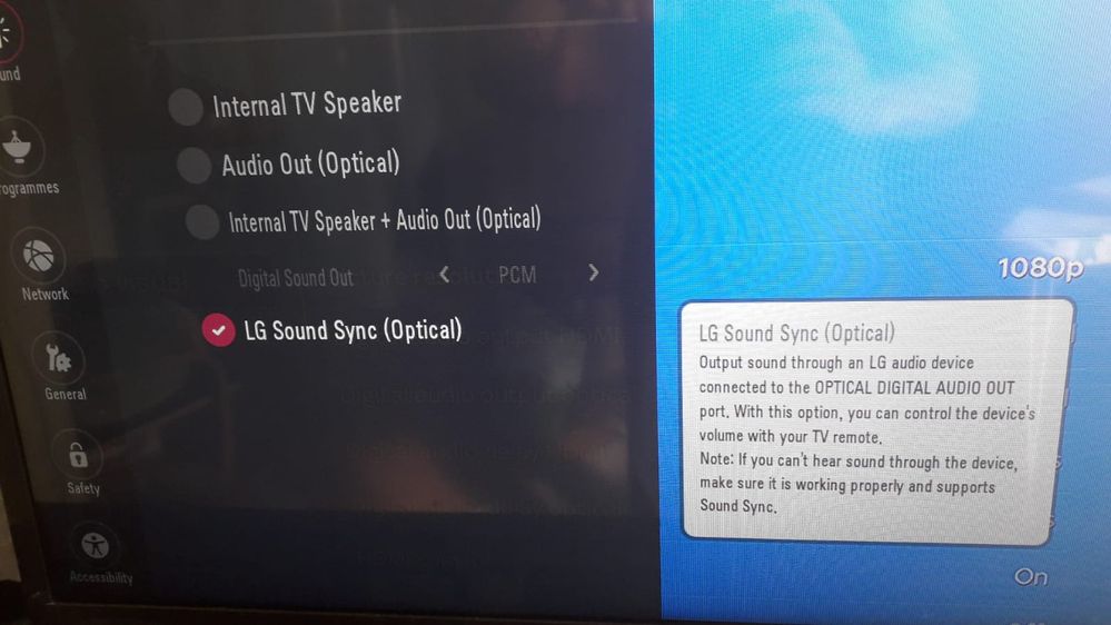 Answered Sky Q Box Lg Tv Lg Sj3 Soundbar Lg Sync Opti