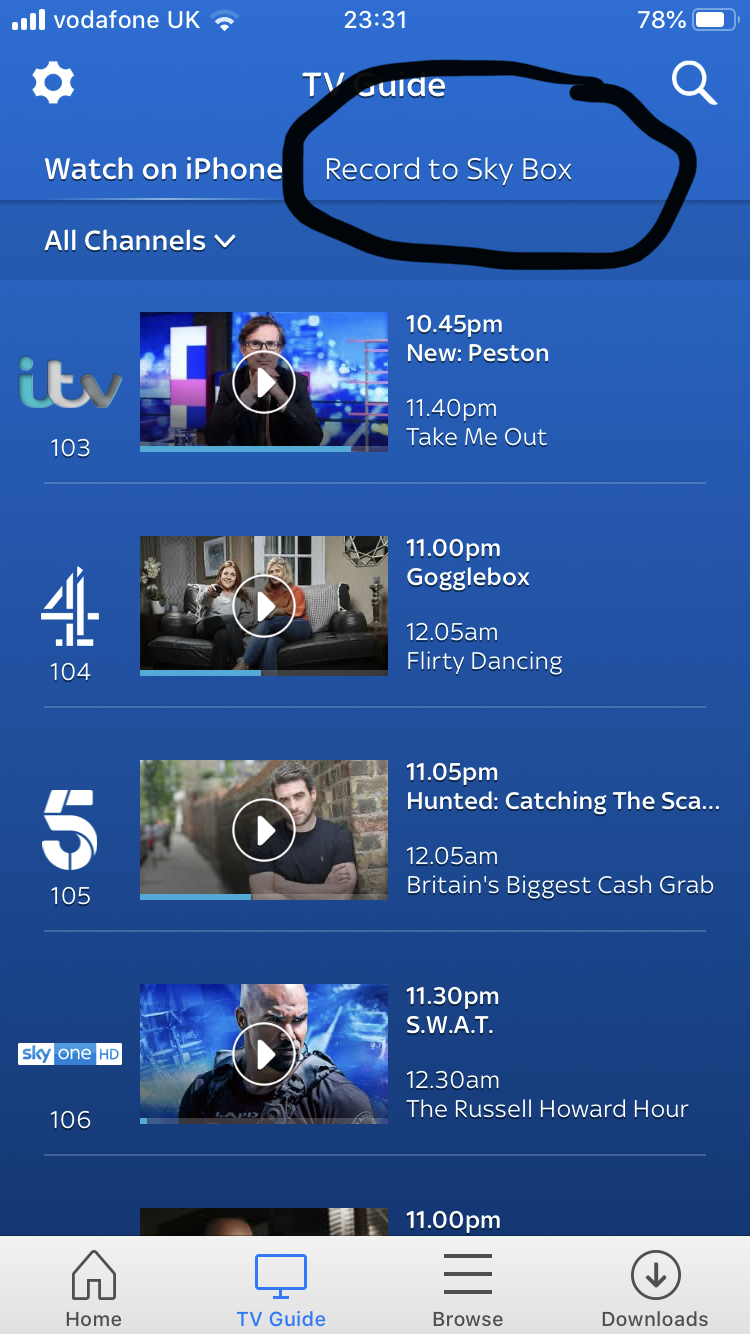 Answered Sky+ app remote record not working Sky Community