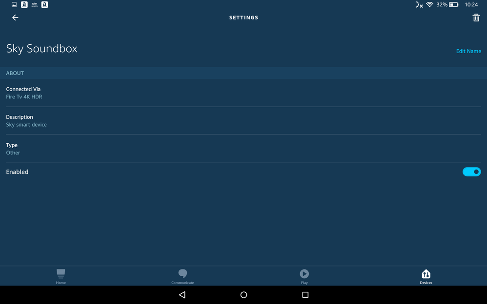 does alexa work with sky