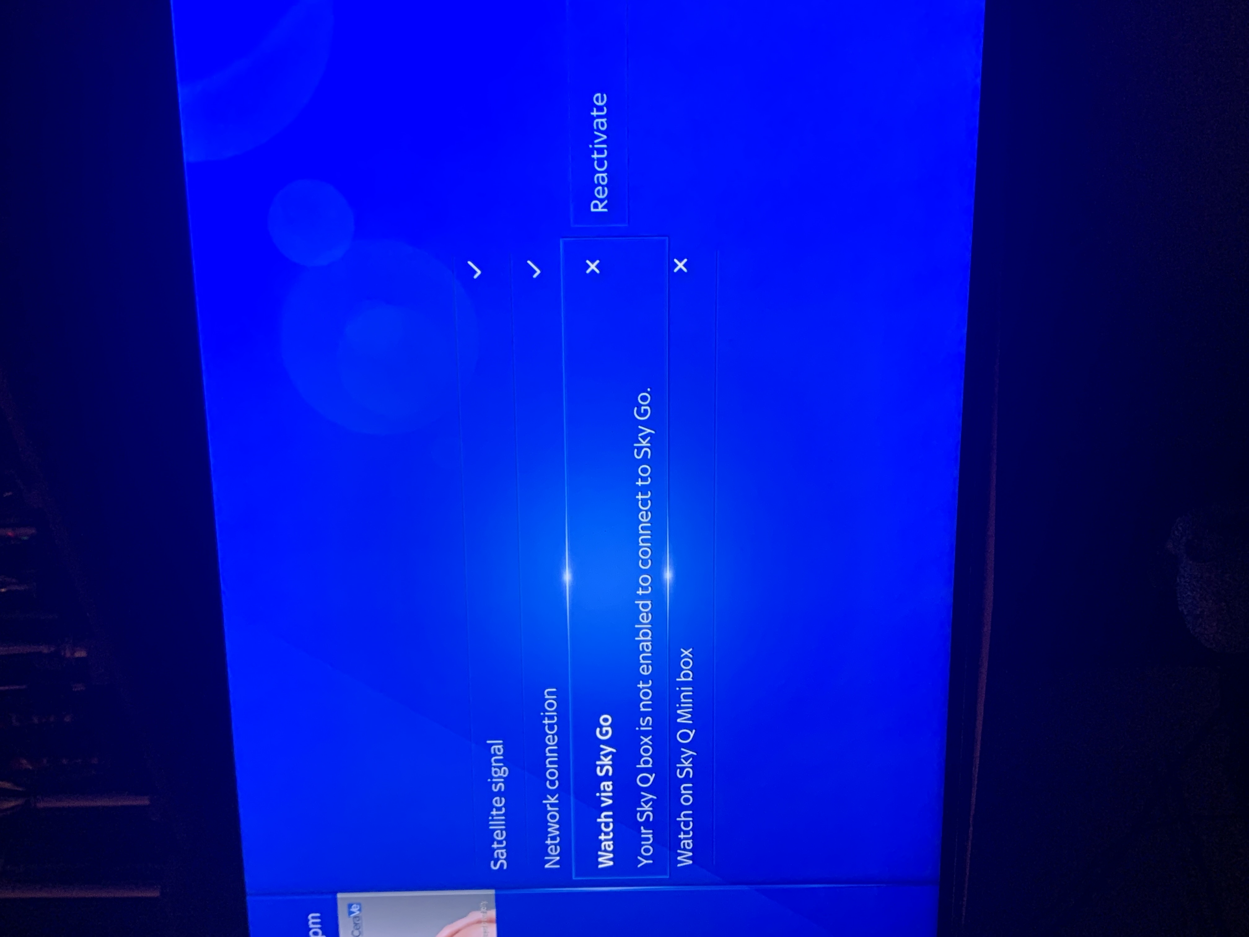 SKY GO Connection Problem Sky Community