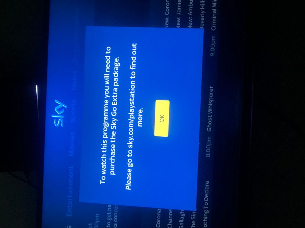 is sky go on ps4