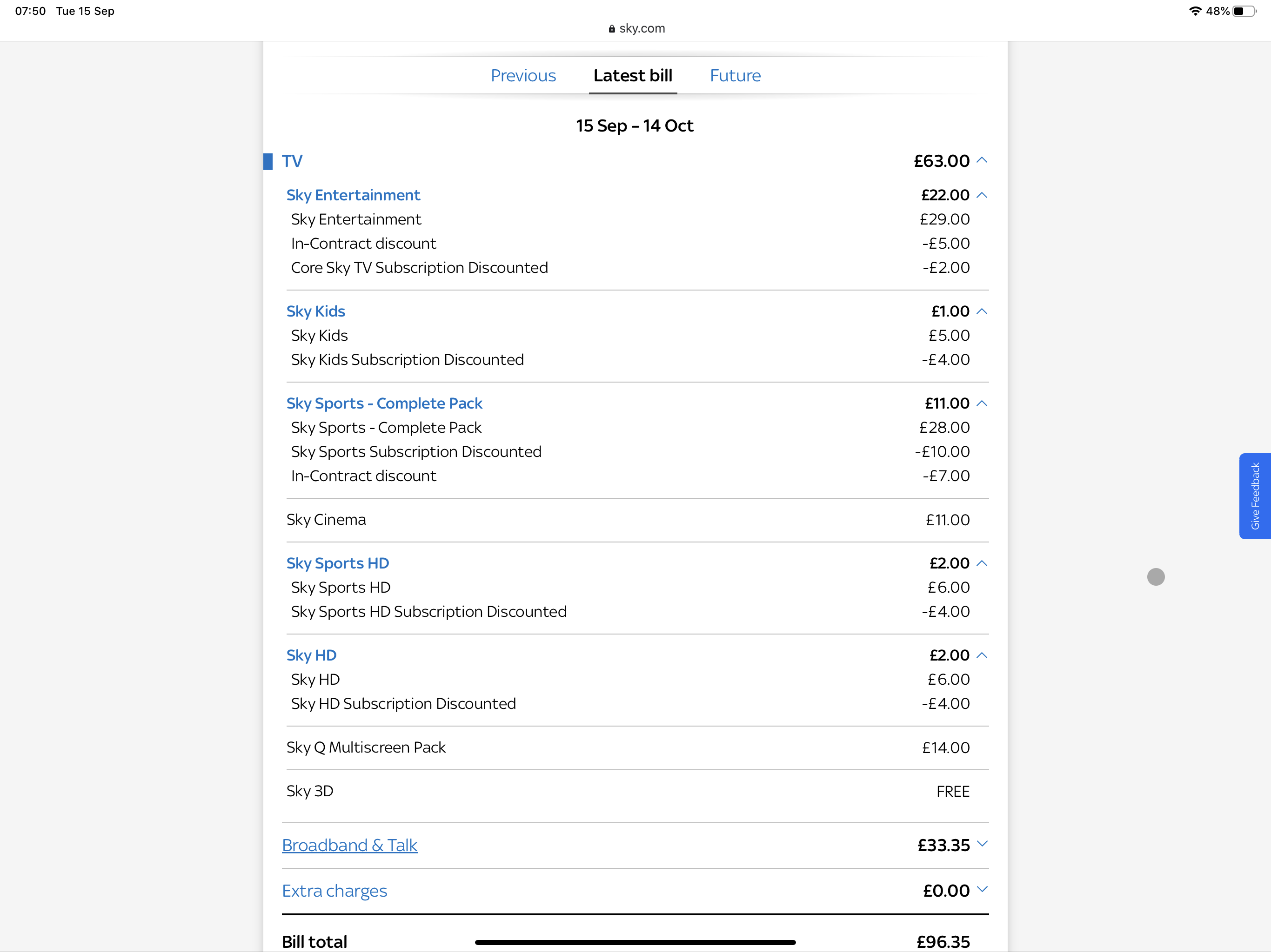 Answered Upgrade to Sky Signature Sky Community