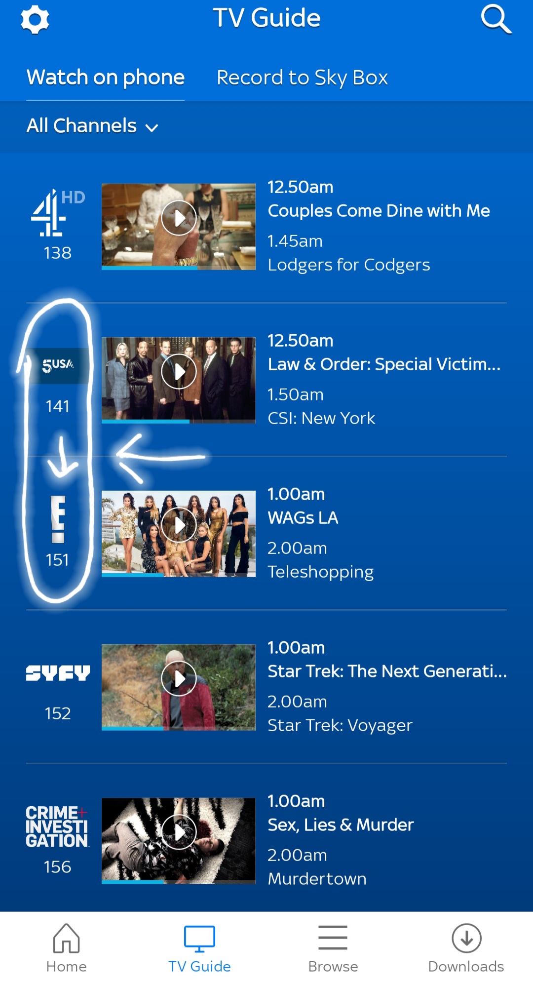 Answered: Missing channels sky go app Sky Community