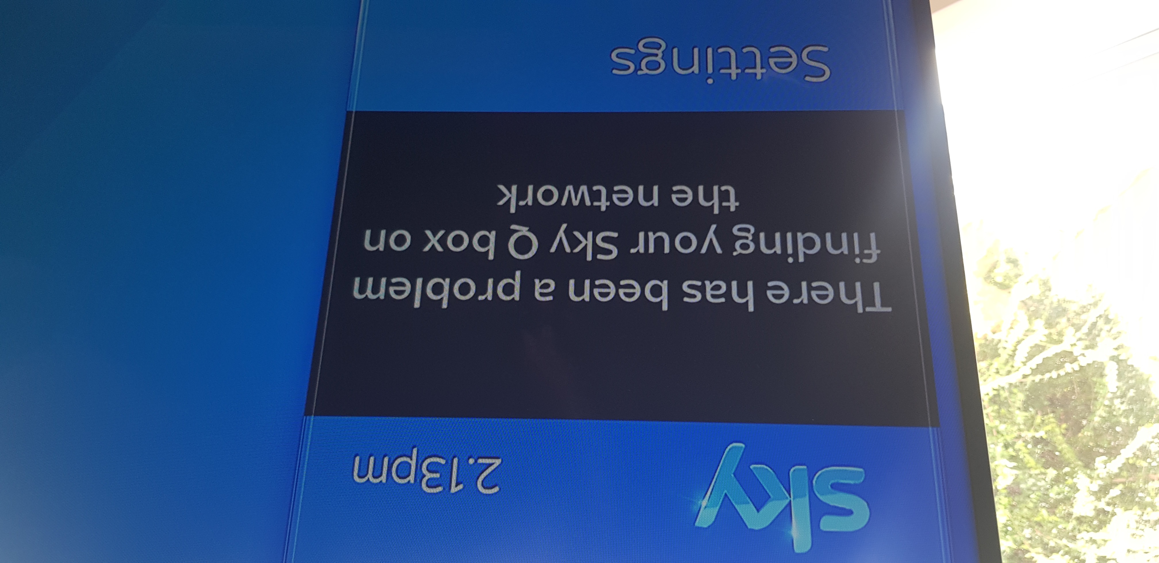 There has been a problem finding your Sky Q box on... Sky Community