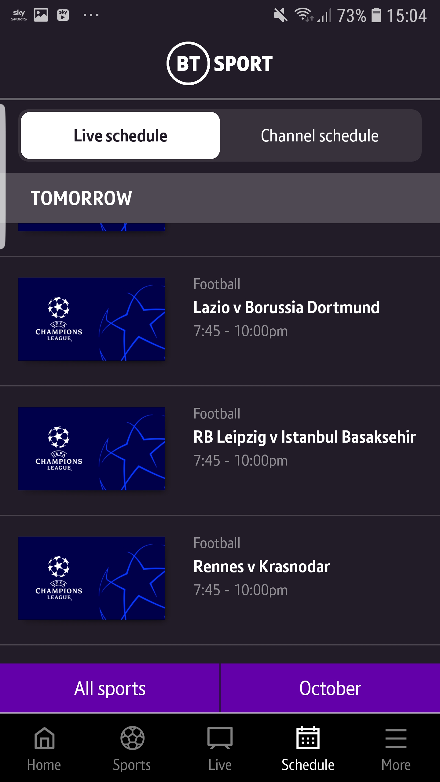 Bt Sport Extra On Sky Go