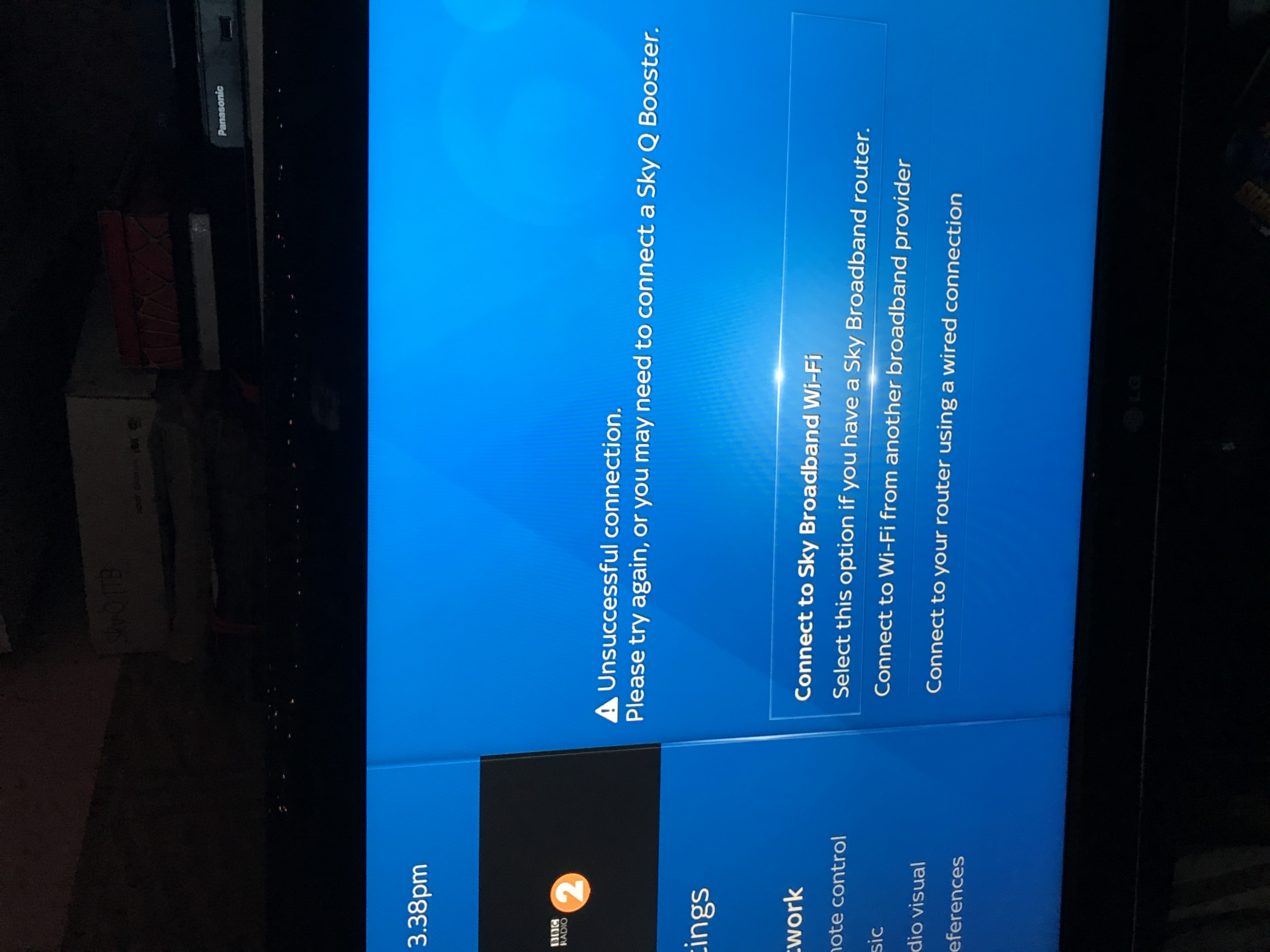 Answered Sky Q box won’t connect to my Sky Broadband Sky Community