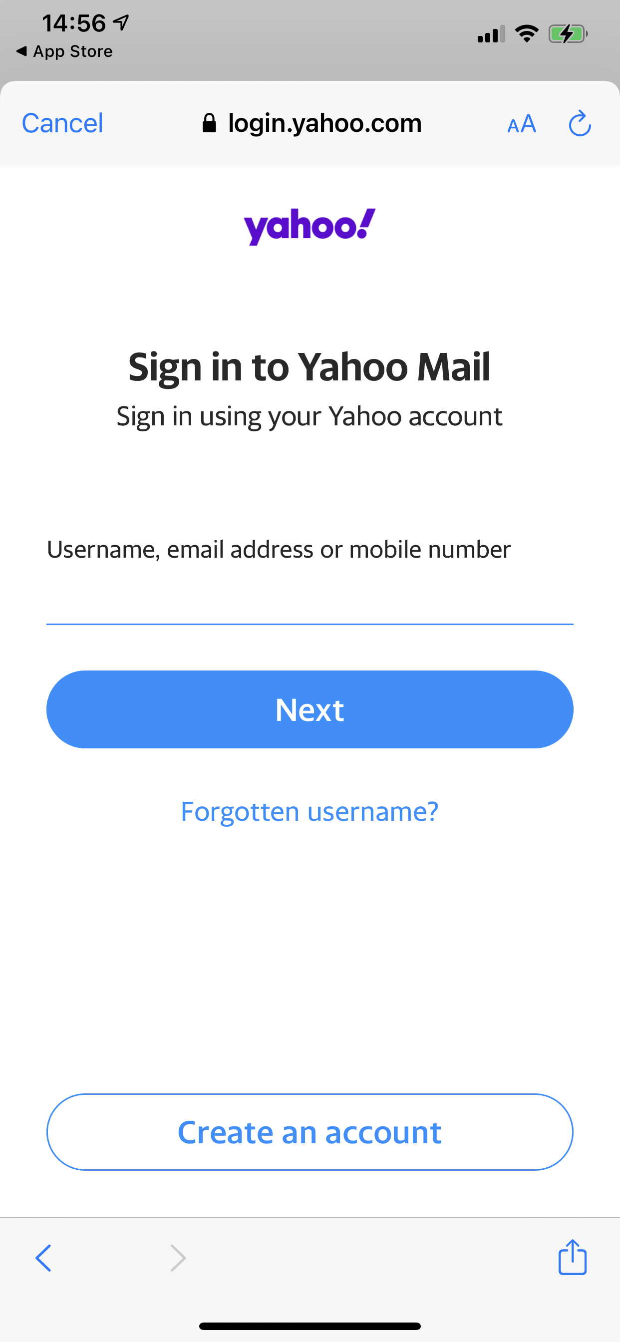 answered problem accessing yahoo app sky community