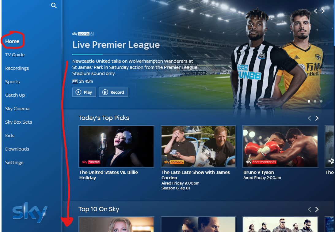 Answered How do i watch the red button on sky go Page 12 Sky