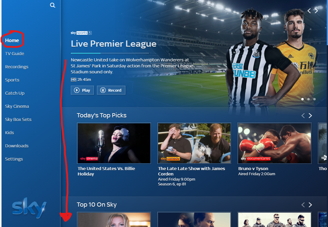 Answered How do i watch the red button on sky go? Sky Community