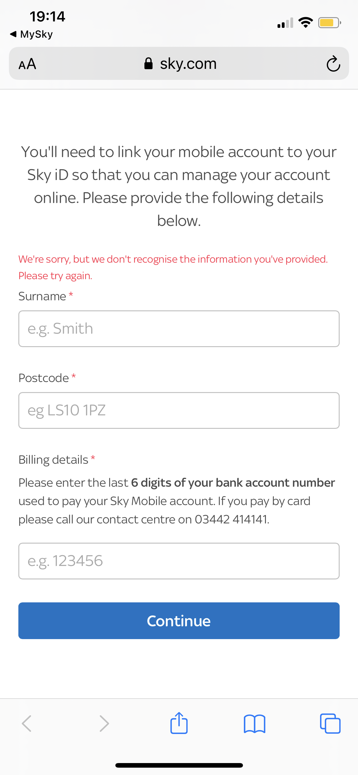 Issue - Page 2 - Sky Community