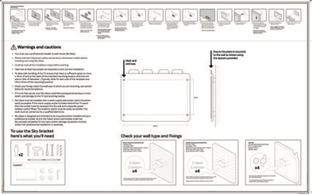 Answered Wall brackets does the sky glass come with wall br... Sky