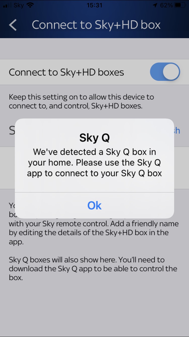 Answered Connecting sky+ app to my tv via sky Q box Sky Community
