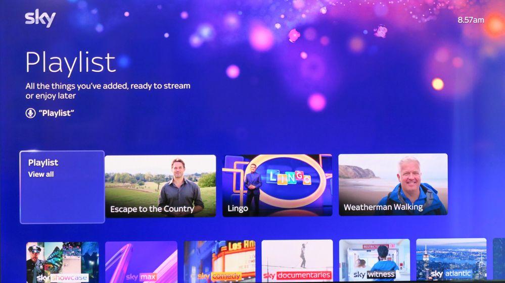 TV Shows Screen Playlist