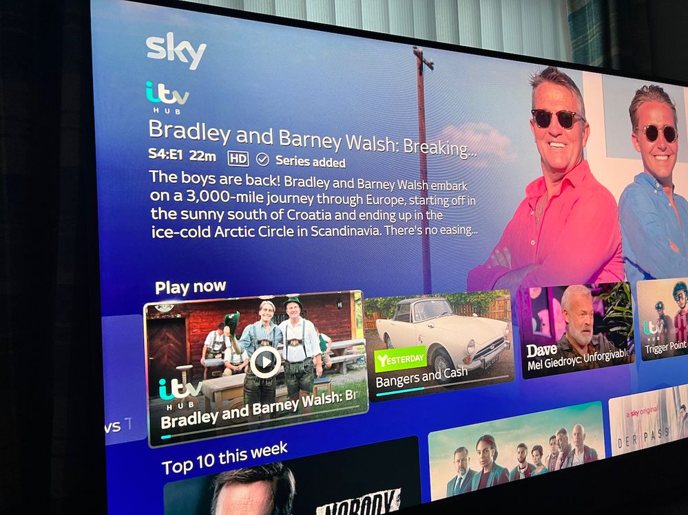 Play now on homepage