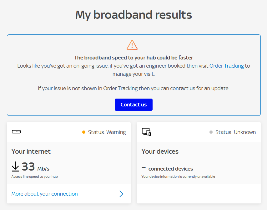 Answered Landline dead, Broadband up but slower than usual.... Sky