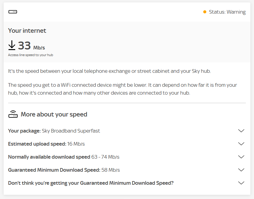 Answered Landline dead, Broadband up but slower than usual.... Sky