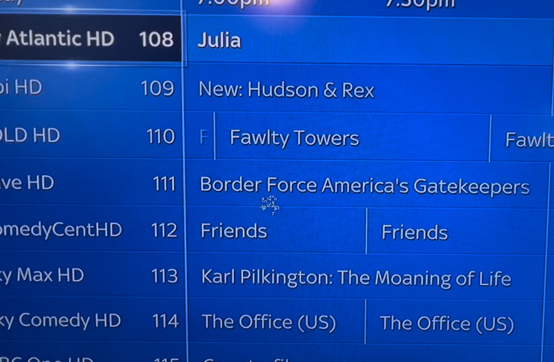 Graphic Glitch on Sky Q Planner Sky Community