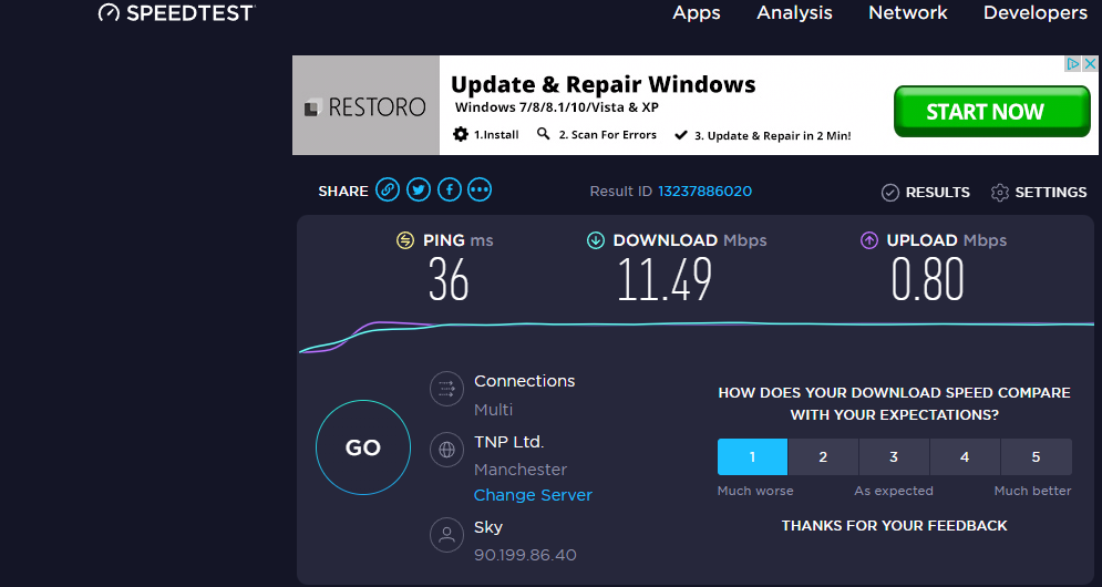 broadband speed issues Sky Community