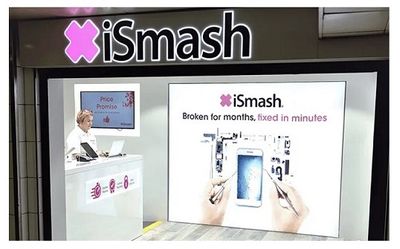 Alt Text: iSmash store.