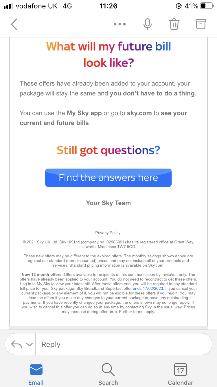 keeps dropping out Sky Community