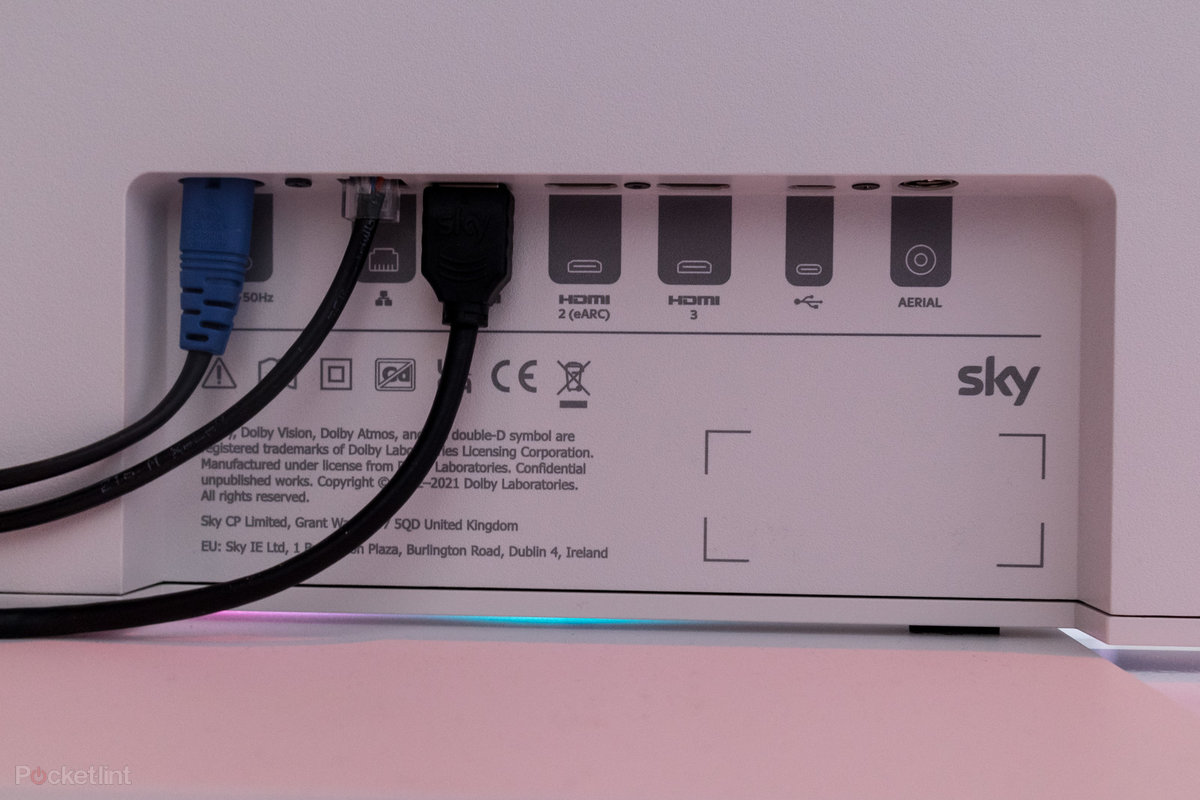 Plug behind sky glass tv using wall mount supplied... Sky Community