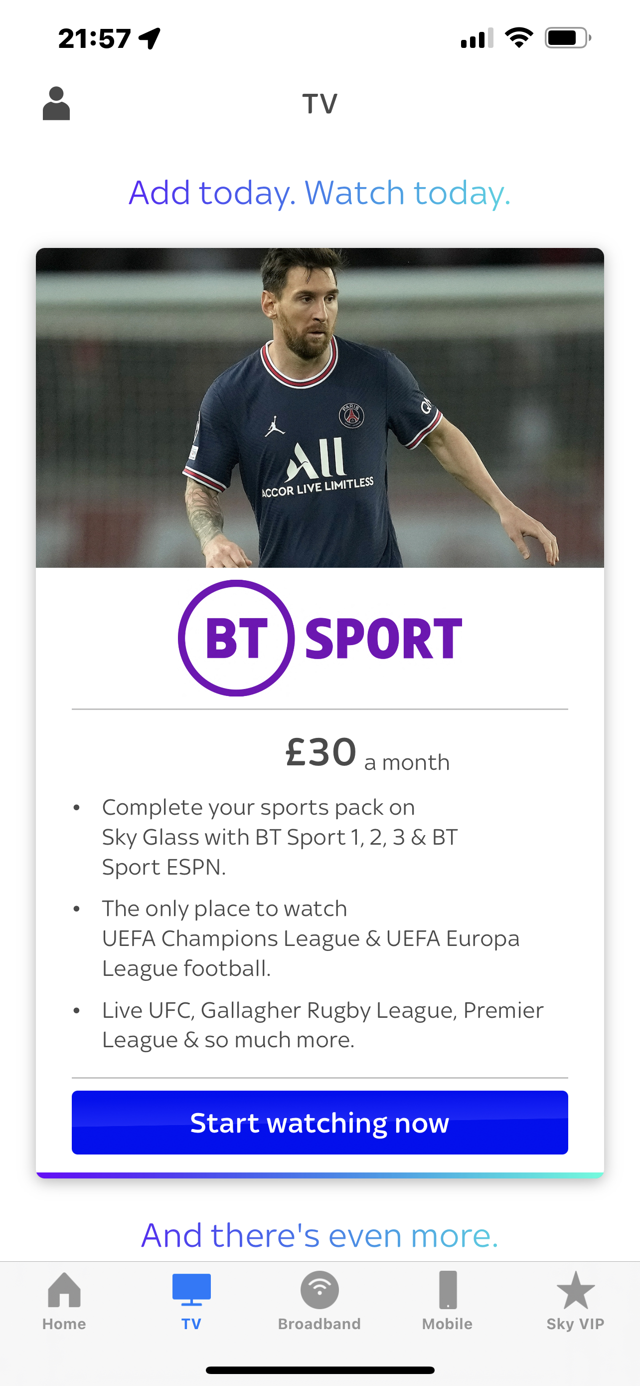 Answered Re can I order BT Sport for 1 month only Sky Community