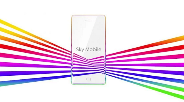 IMG: a graphic of the Sky Mobile logo.