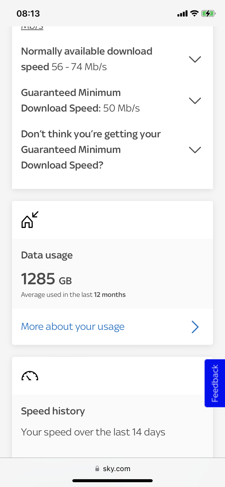 Broadband less than guaranteed speed! Really fed u... | Sky Community