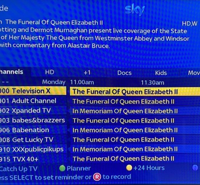 Queens Funeral | Sky Community