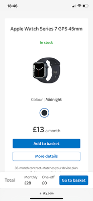 Apple watch best sale monthly contract