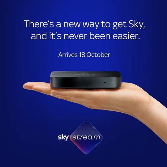 Sky Stream - Coming 18th October