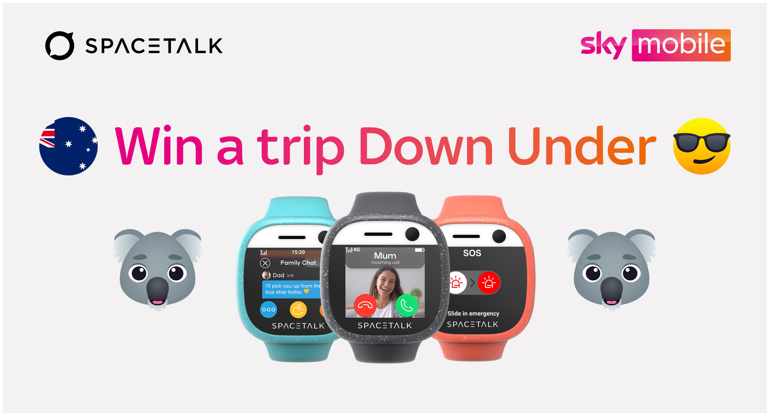 Win a trip Down Under with Spacetalk and Sky Mobile.