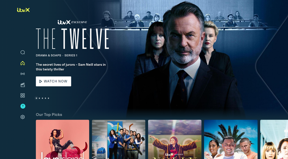 ITVX on Sky Q, Sky Glass and Sky Stream